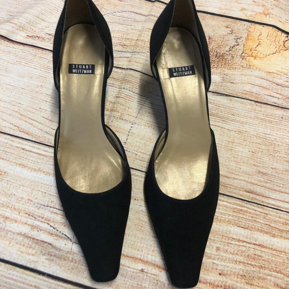 Stuart Weitzman Women's Heel Black Size 6 - Picture 3 of 6